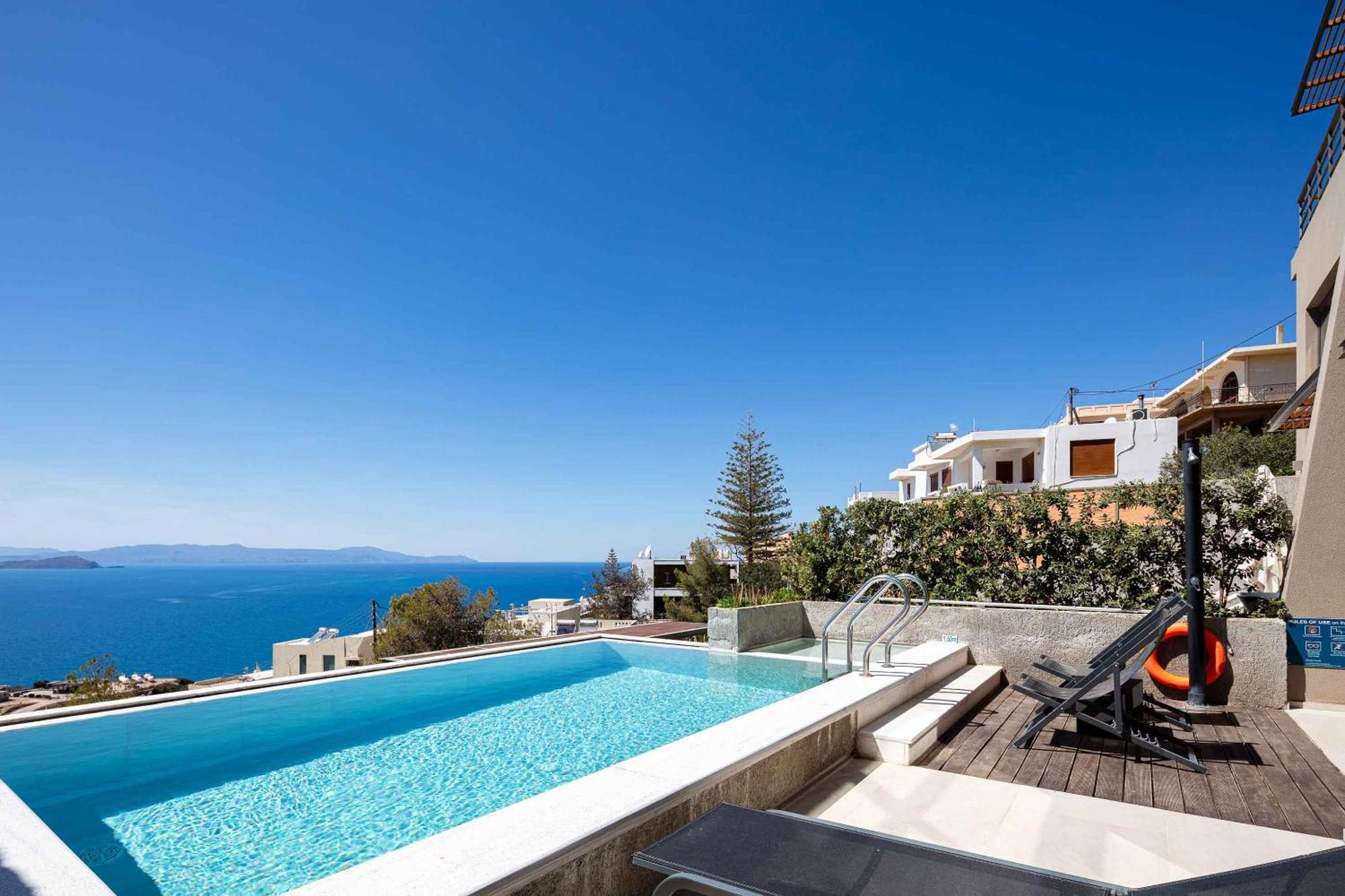 Omnia Luxury Villas - "Heated" Pools & Breathtaking Seaviews! Chania  Exteriér fotografie